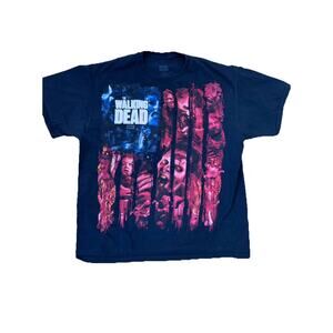 AMC The Walking Dead Zombie Horror TV Show Promo Shirt Men’s Size XL Black